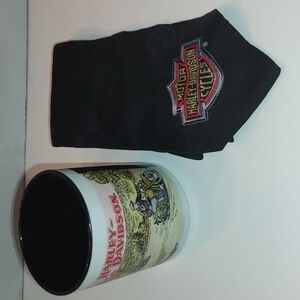 RALPH MARLIN Men's Tie HARLEY DAVIDSON & Mug Lot